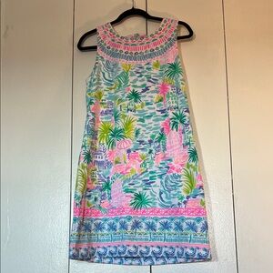 Lilly Pulitzer Kids Dress in Pink and Blue